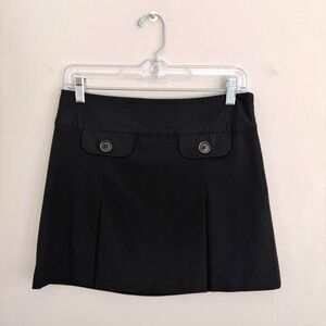 Y2K BLACK OLD NAVY BRAND PLEATED MINI SKIRT